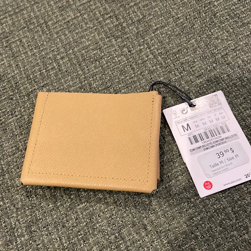 Zara leather wallet